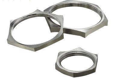 Controdado d'ottone nichelato degli accessori M12*1.5 contabilità elettromagnetica della ghiandola di cavo