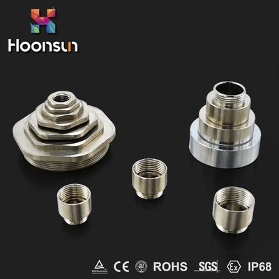 Ghiandola di cavo d'ottone nichelata degli accessori della ghiandola di cavo Kit External Thread Metal Reducer