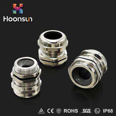 Ghiandola di cavo d'ottone nichelata del metallo della fabbrica contabilità elettromagnetica 18MM-25mm per protezione del cavo
